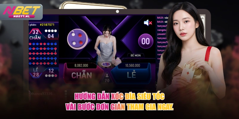 Hướng dẫn Xóc Đĩa Siêu Tốc vài bước đơn giản tham gia ngay.